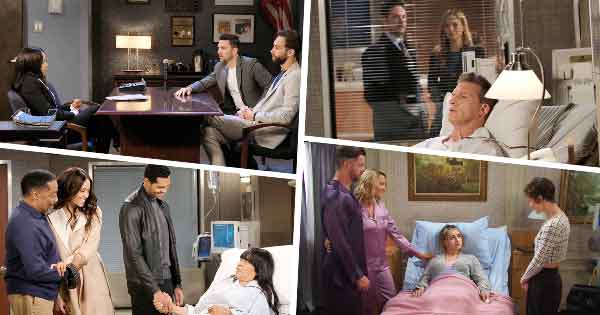 DAYS Week of February 26, 2024: Everett told Chad about his past. Harris thwarted Stefan's second murder attempt. Holly woke up. Lani and Eli visited Paulina.