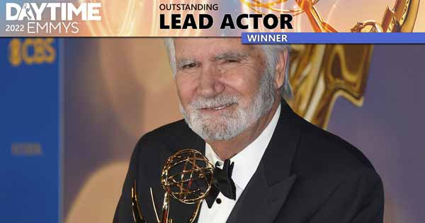 LEAD ACTOR: B&B's John McCook wins first Emmy, second in category for B&B